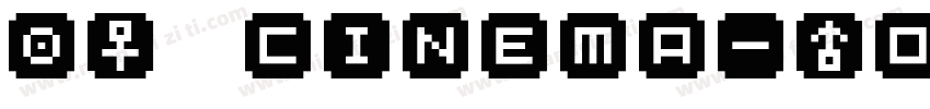 BM cinema-Normal字体转换